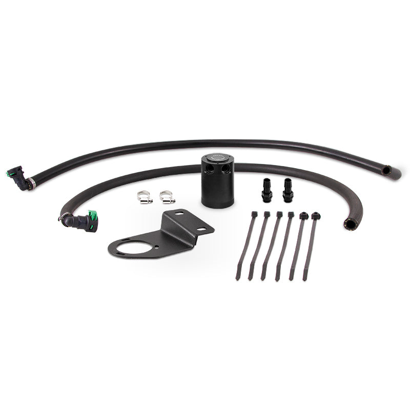 Mishimoto 19+ Ford Ranger Baffled Oil Catch Can Kit - Black - Mammoth Racing -