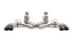 Corsa 20-22 Corvette C8 3in Valved Cat-Back 4.5in Blk Quad Tips - Fits Factory NPP Exhaust w/ AFM - Mammoth Racing -