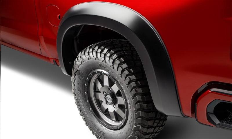 Bushwacker 19-21 Chevrolet Silverado 15 Extend-A-Fender Style Flares 4pc 78.8 Bed - Black - Mammoth Racing -