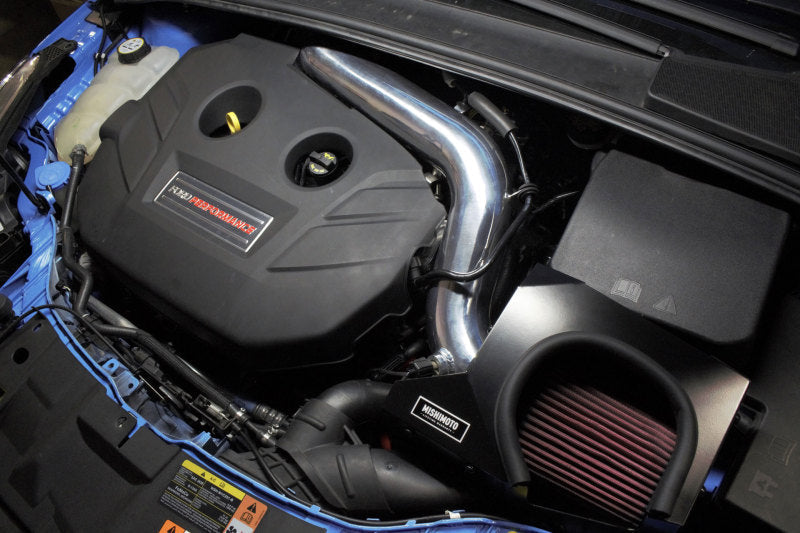 Mishimoto 2016+ Ford Focus RS Performance Air Intake Kit - Wrinkle Black - Mammoth Racing -