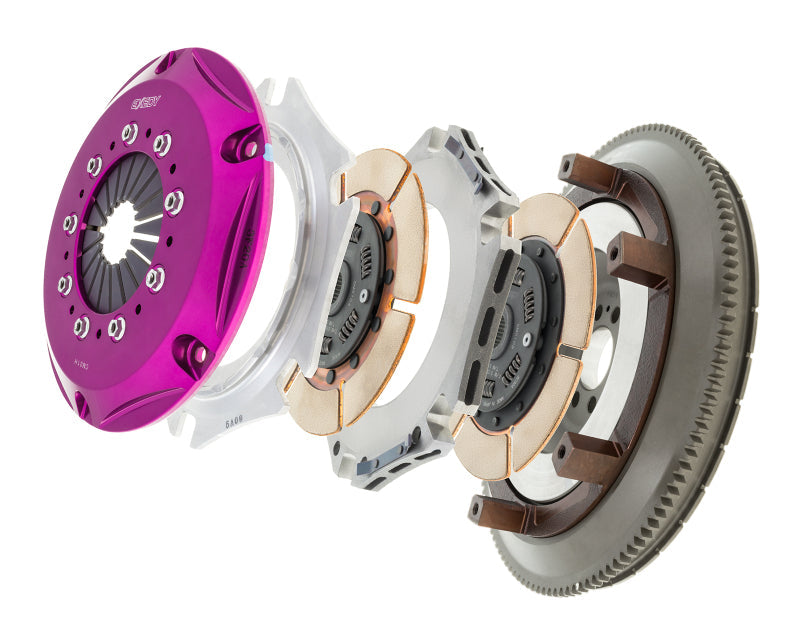 Exedy 2003-2007 Infiniti G35 V6 Hyper Twin Cerametallic Clutch Sprung Center Disc Push Type Cover - Mammoth Racing -