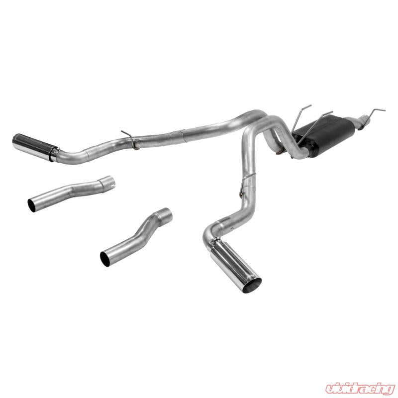 Flowmaster 817757 Ford F-250/f-350 Super Duty Trucks Exhaust System Axle-Back 409S-Force II Kit-DOR/S-Moderate Sound - My Store