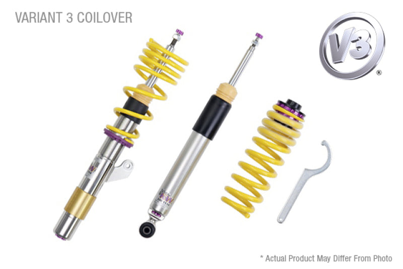 KW Coilover Kit V3 2017+ Tesla Model 3 2WD - Mammoth Racing -