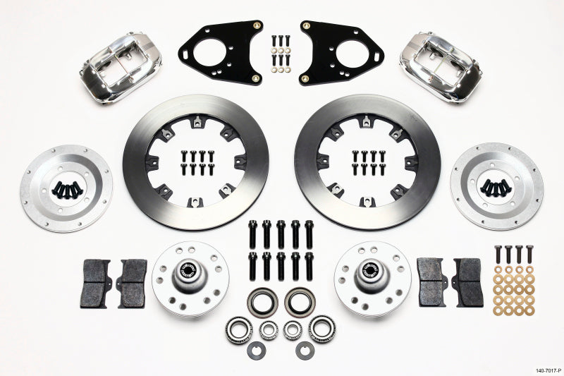 Wilwood Forged Dynalite Front Kit 12.19in Polished 71-80 Pinto/Mustang II Disc & Drum - My Store