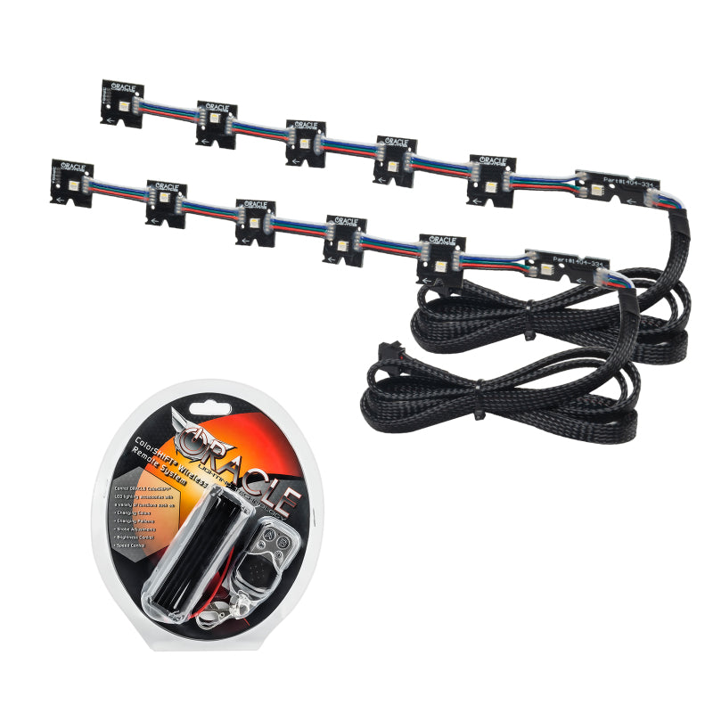 Oracle 14-21 Infiniti Q50 RGB+W Headlight Halo Upgrade Kit - ColorSHIFT - Mammoth Racing -