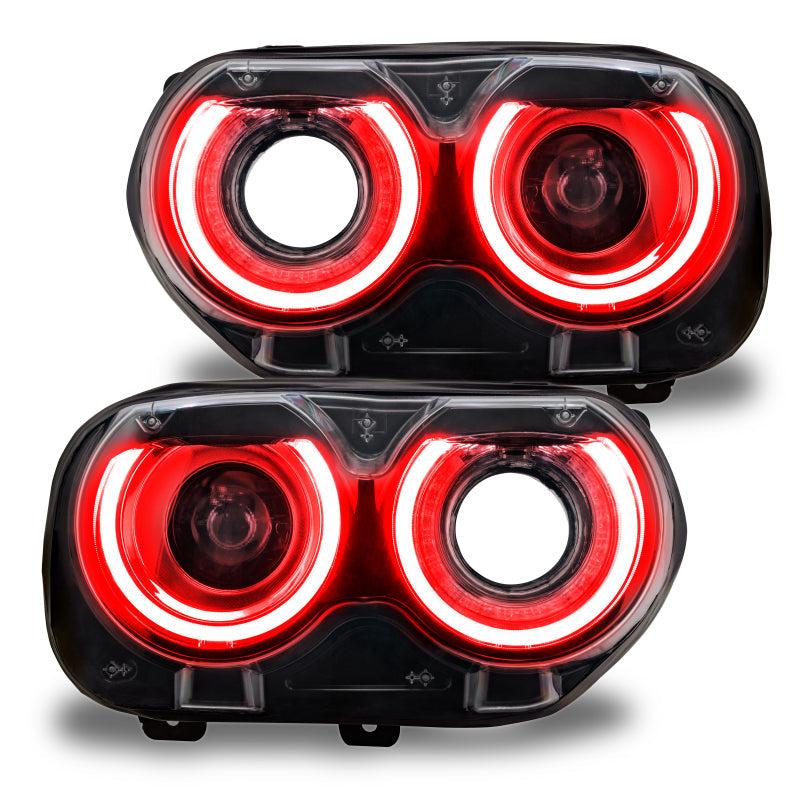 Oracle 15-21 Dodge Challenger RGB+W Headlight DRL Upgrade Kit - ColorSHIFT+W - Mammoth Racing -