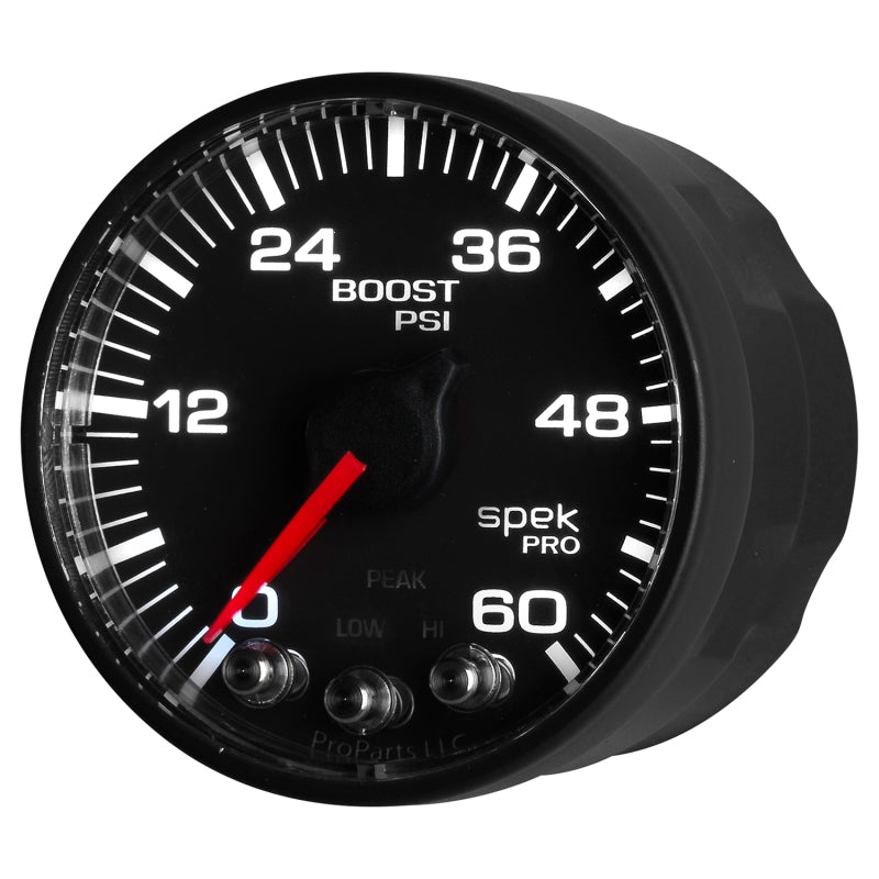 Autometer Spek-Pro 52.4mm 0-60 PSI Digital Stepper Motor Boost Gauge - My Store