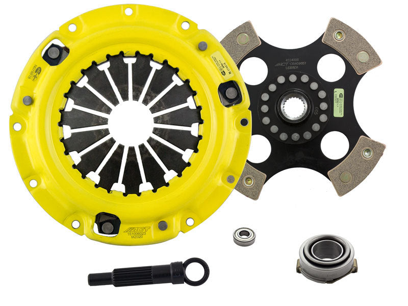 ACT 1991 Ford Escort HD/Race Rigid 4 Pad Clutch Kit - Mammoth Racing -
