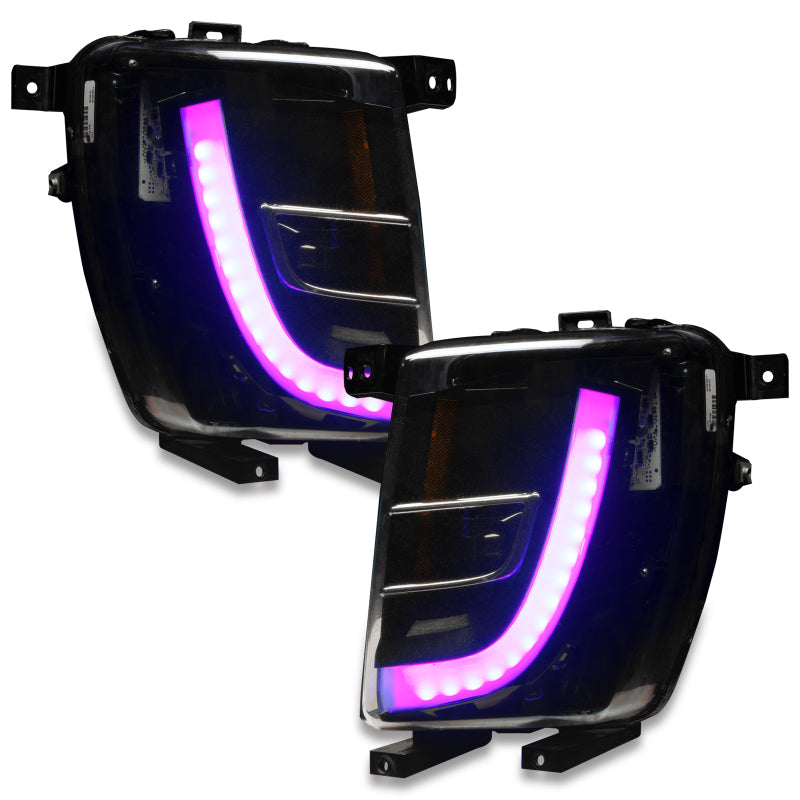 ORACLE Lighting 16-21 Tesla Model X Dynamic ColorSHIFT Headlight & Fog Light DRL Upgrade Kit - Mammoth Racing -