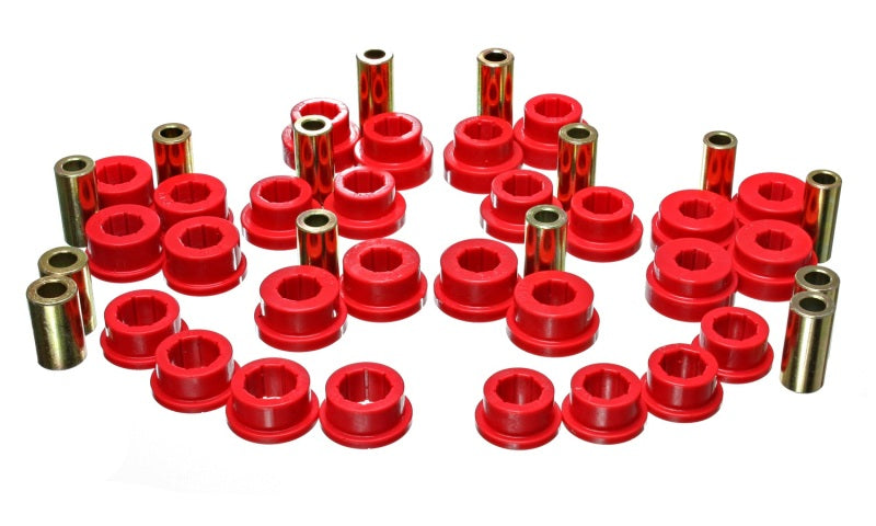 Energy Suspension 13 Scion FR-S / Subaru BRZ Red Front Control Arm Bushing Set - Mammoth Racing -