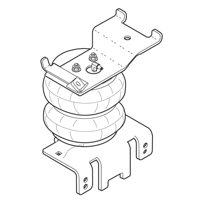 Firestone Ride-Rite Air Helper Spring Kit Rear 04-15 Nissan Titan 2WD/4WD (W217602355) - My Store