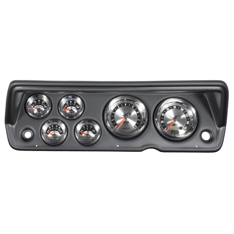 Autometer American Muscle Gauge Kit 6 Pc Abody/Duster/Demon/Dart 70-76 Tach/Mph/Fuel/Oilp/Wtmp/Volt - My Store