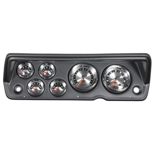 Autometer American Muscle Gauge Kit 6 Pc Abody/Duster/Demon/Dart 70-76 Tach/Mph/Fuel/Oilp/Wtmp/Volt - My Store