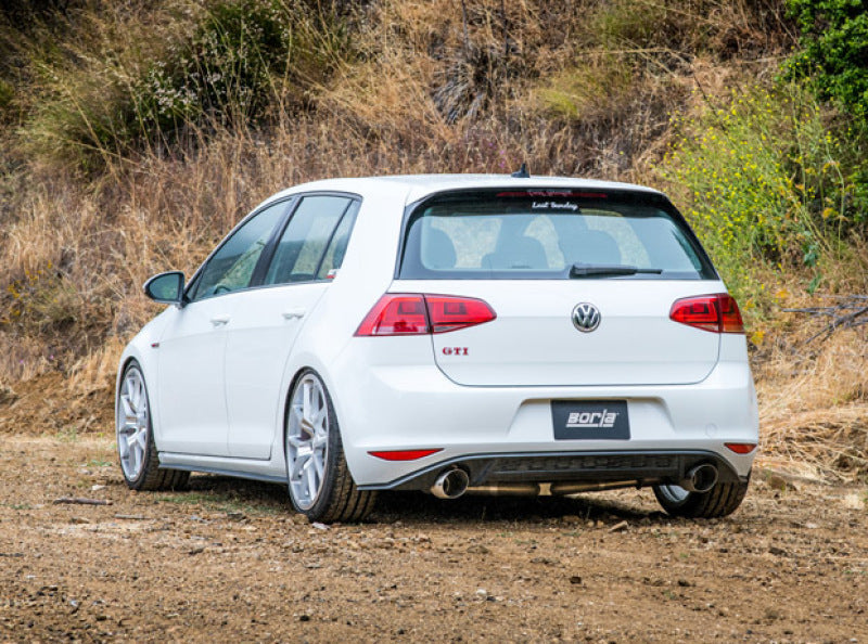 Borla 15-17 Volkswagen GTI (MK7) 2.0T AT/MT SS S-Type Catback Exhaust w/Stainless Brushed Tips - My Store