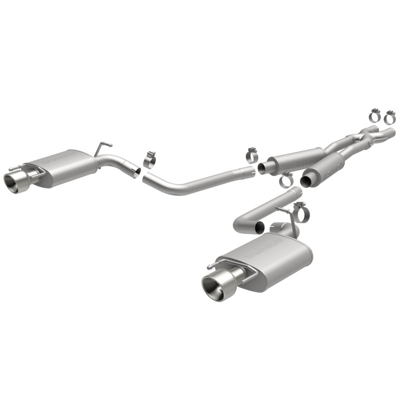 MagnaFlow 10-12 Cadillac CTS V6 3.0l (Exc Awd) Dual Split Rear Exit Stainless Cat Back Perf Exhaust - Mammoth Racing -