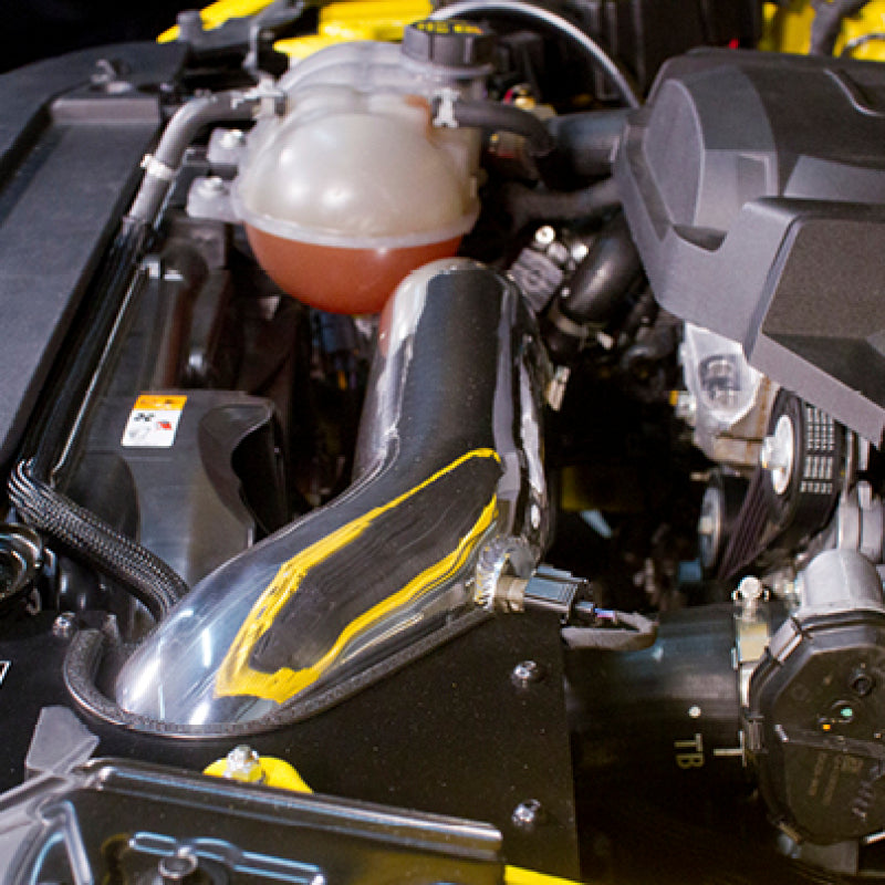 Mishimoto 2015 Ford Mustang Ecoboost Performance Intake - Wrinkle Black - Mammoth Racing -