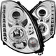 ANZO 2003-2007 Infiniti G35 Projector Headlights w/ Halo Chrome (CCFL) (HID Compatible) - Mammoth Racing -
