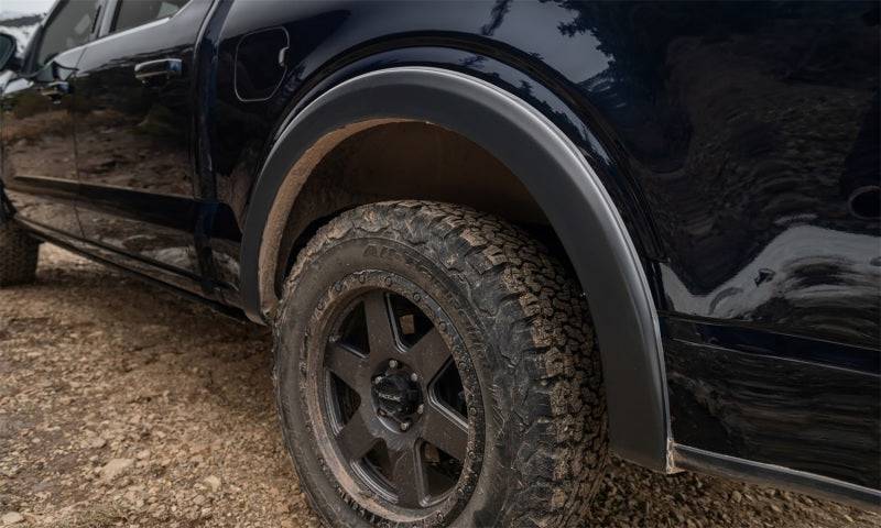 Bushwacker 2019 Ford Ranger Extended Cab / Crew Cab Pickup OE Style Fender Flares 4pc - Black - Mammoth Racing -