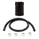 Mishimoto Assembled Universal 3-Port Catch Can Black w/ Hose - Mammoth Racing -