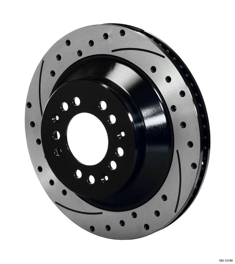 Wilwood Rotor-1.75 Offset SRP BLK Drl 12.88 x 1.10 - 5x4.50/4.75in - My Store