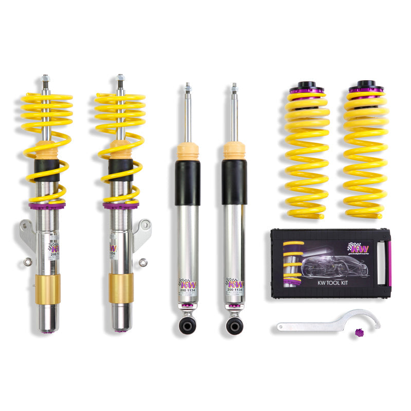 KW Coilover Kit V3 BMW 12+ 3 Series 4cyl F30 w/o Electronic Suspension - Mammoth Racing -