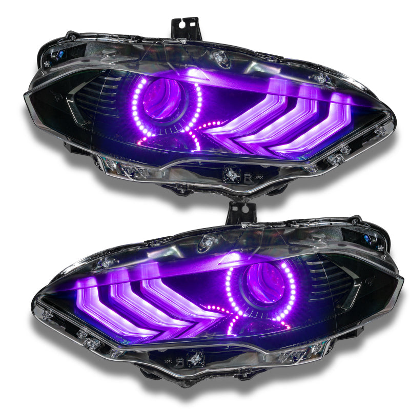 Oracle 18-21 Ford Mustang Dynamic DRL Upgrade w/ Halo Kit & Sequential Turn Signal - ColorSHIFT - Mammoth Racing -