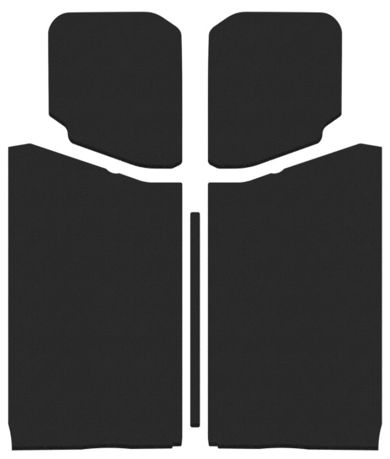DEI 2019+ Jeep Wrangler JL 2DR Leather Look Headliner - Black (5 Pc) - Mammoth Racing -