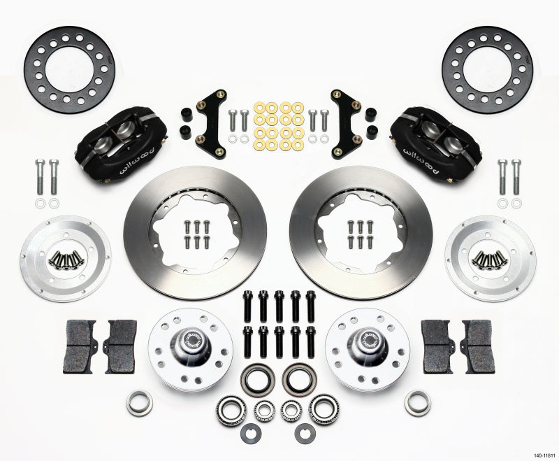 Wilwood Forged Dynalite Front Kit 11.00in 49-54 Chevy / 53-62 Corvette - Mammoth Racing -