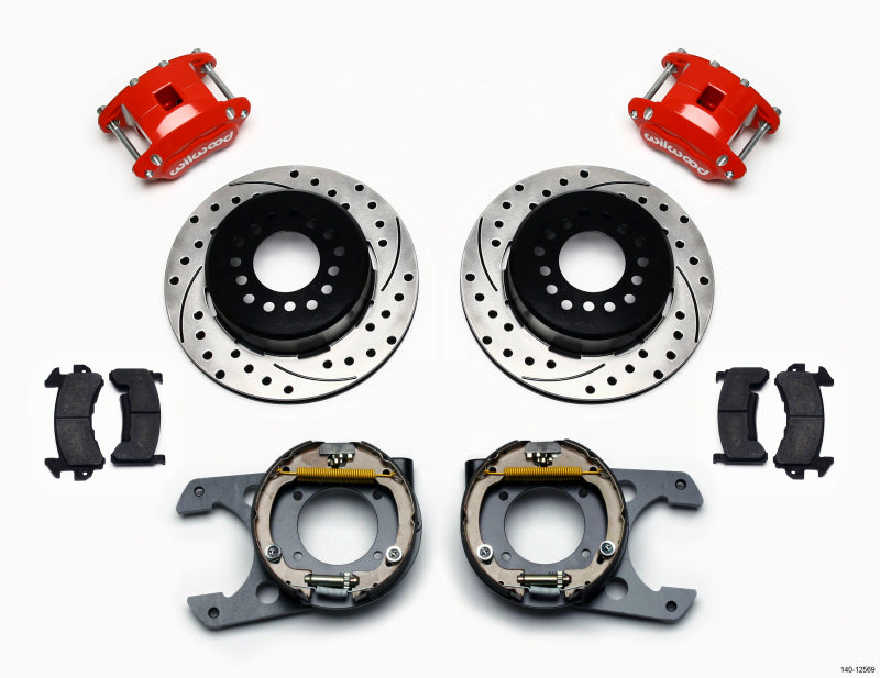 Wilwood D154 P/S Park Brake Kit Chevy C-10 2.42 Offset 5-lug - Mammoth Racing -