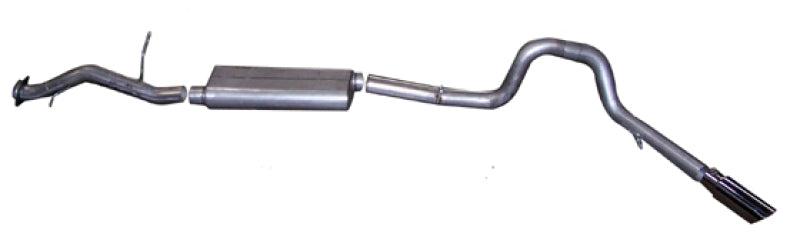 Gibson 07-09 Ford Explorer Sport Trac XLT 4.6l 3in Cat-Back Single Exhaust - Stainless - Mammoth Racing -