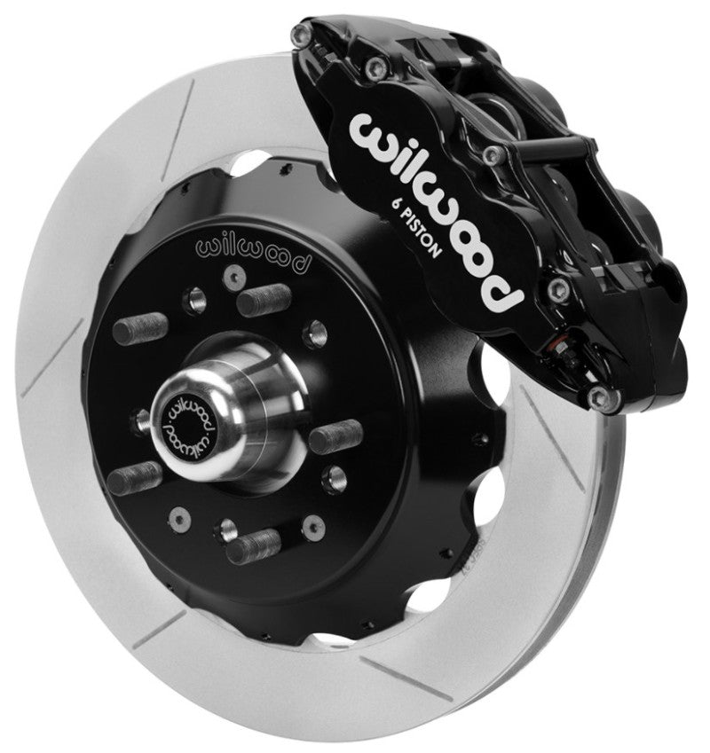 Wilwood 70-81 FBody/75-79 A&XBody Fnsl6r Frt Brk Kit 12.88in Rtr Blk Caliper Use w/ Pro Drop Spindle - My Store