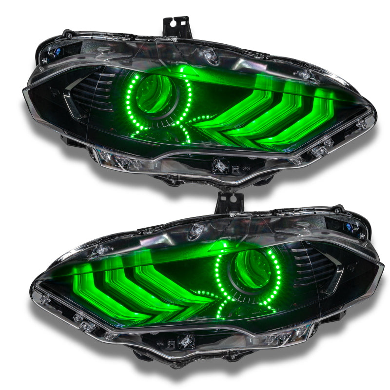 Oracle 18-21 Ford Mustang Dynamic DRL Upgrade w/ Halo Kit & Sequential Turn Signal - ColorSHIFT - Mammoth Racing -