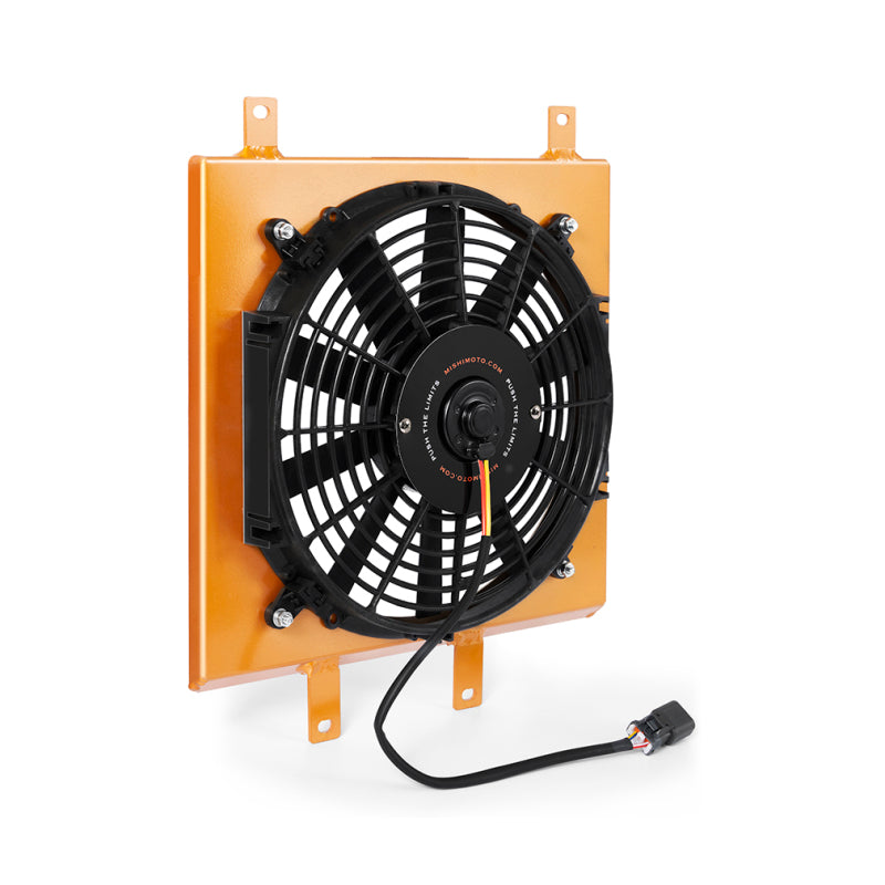 Mishimoto 92-00 Honda Civic Aluminum Fan Shroud Gold - Mammoth Racing -