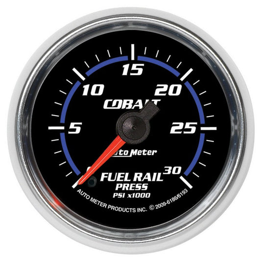 Autometer Cobalt 52mm 0-30,000 PSI F/S Electronic Diesel Fuel Rail Pressure Gauge (Cummins 6.7l) - My Store