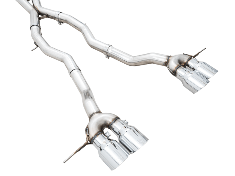 AWE Track Edition Catback Exhaust for BMW G8X M3/M4 - Chrome Silver Tips - My Store