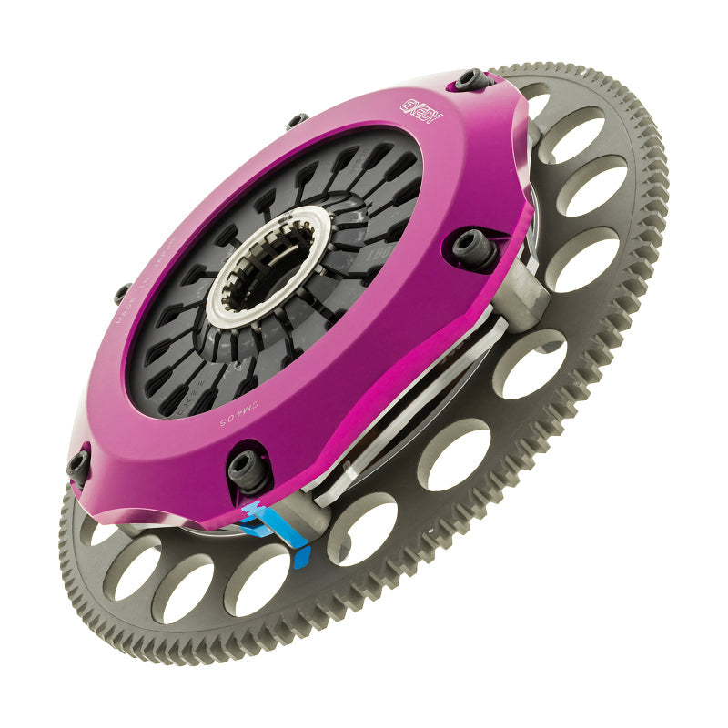 Exedy 1993-1995 Mazda Rx-7 R2 Hyper Compe-R Twin Cerametallic Clutch Rigid Center Disc Pull Type - Mammoth Racing -