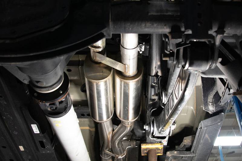 Corsa 21-22 Dodge Ram TRX Crew Cab Xtreme Catback Exhaust Dual Rear Gunmetal Tip - Mammoth Racing -