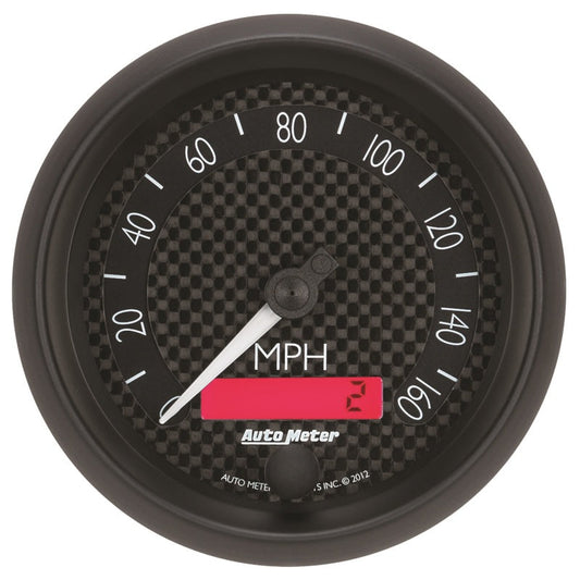 Autometer GT Series 3-3/8in In Dash 0-160 MPH Electronic Programmable Speedometer - My Store