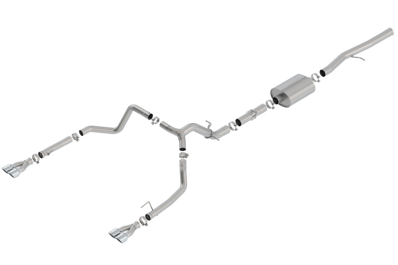 Borla 19 Chevrolet Silverado/GMC Sierra 1500 6.2L SS ATAK Catback Exhaust - Square Chrome Tips - My Store