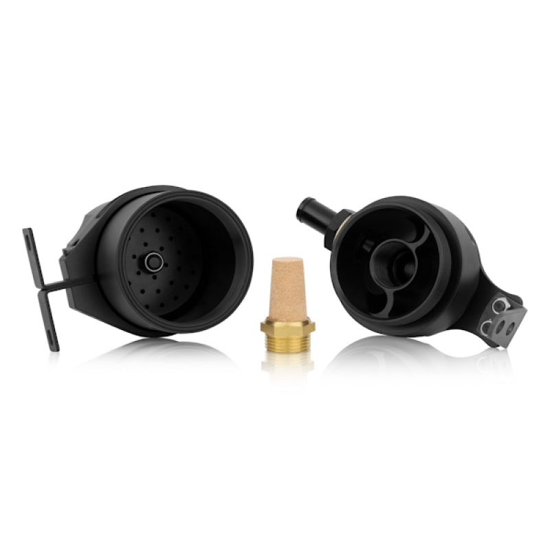 Mishimoto Universal Baffled Oil Catch Can - Black - Mammoth Racing -