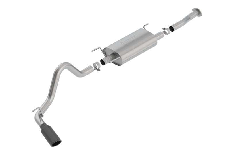 Borla 16-18 Toyota Tacoma 3.5L AT 4DR CC Short Bed S-Type SS Catback Exhaust - Black Chrome Tip - My Store