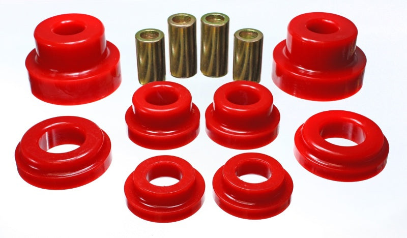 Energy Suspension 10 Chevy Camaro Red Rear Sub-Frame Mount Replacement Bushing Set - Mammoth Racing -