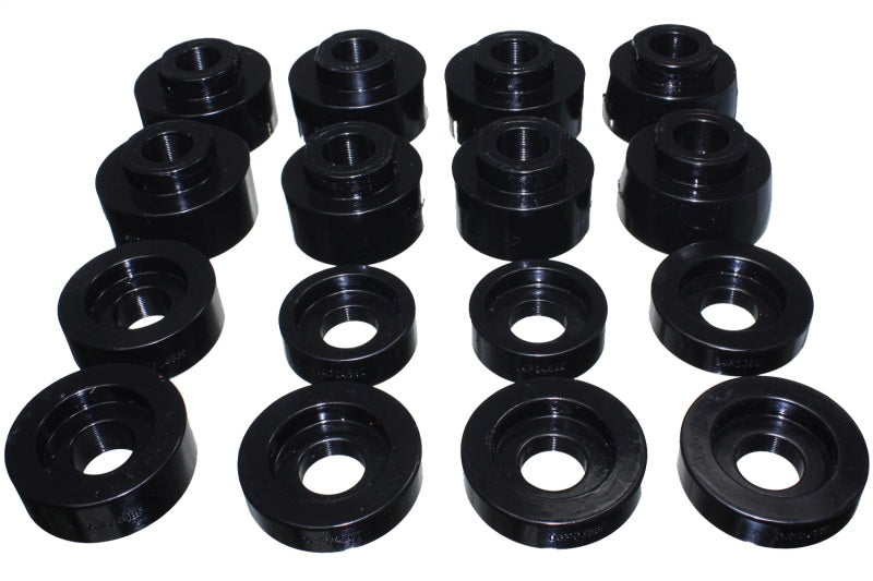 Energy Suspension 08-16 Ford F-250/F-350/F-450/F-550 Super Duty Crew Cab Black Body Mount Set - My Store