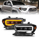 ANZO 16-22 Toyota Tacoma SR/SR5 ONLY Full LED Proj Headlights w/Light Bar Seq. Blk w/Initiation Lgt - Mammoth Racing -