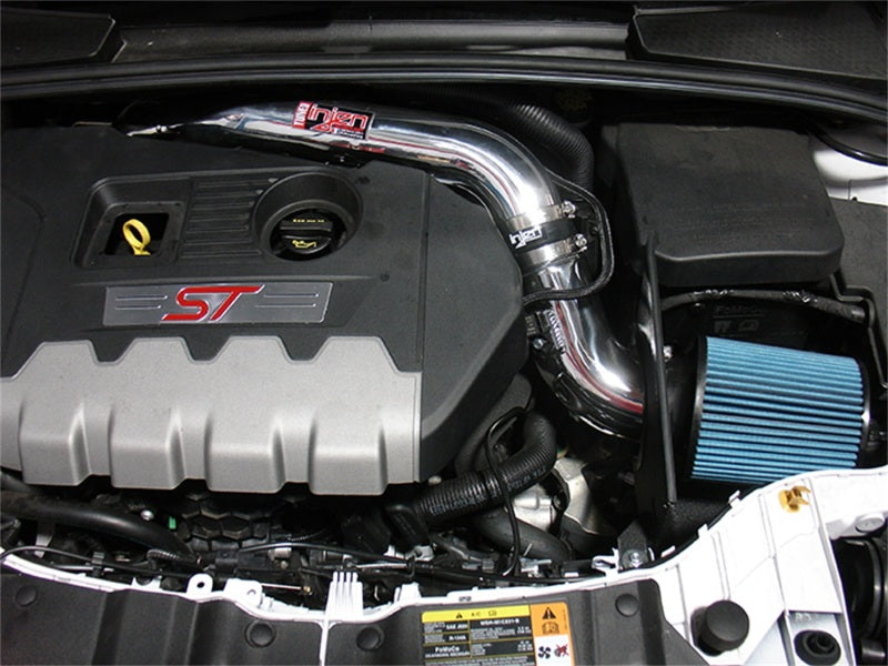 Injen 15-18 Ford Focus ST 2.0L (t) 4cyl Black Short Ram Intake w/MR Tech & Heat Shield - Mammoth Racing -