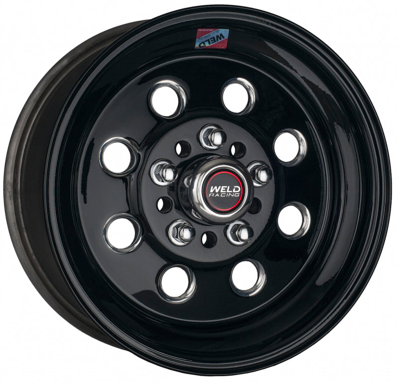 Weld Draglite 15x8 / 5x4.5 & 5x4.75 BP / 4.5in. BS Black Wheel - Non-Beadlock - Mammoth Racing -