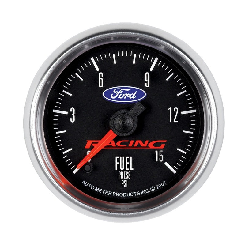 Autometer Ford Racing 52mm Digital Stepper Motor 15psi Fuel Pressure Gauge - My Store