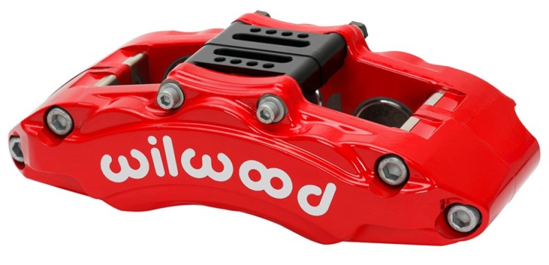 Wilwood Caliper - AT6 Lug Mount Red 1.75in/1.38in/1.38in Piston .75in Rotor - Right Side - Mammoth Racing -