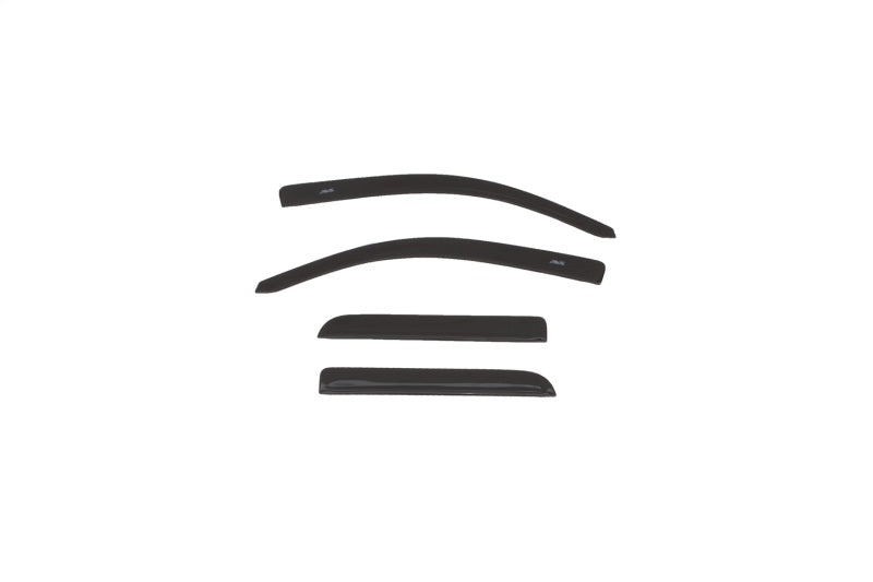 AVS 15-18 GMC Sierra 1500 Ext. Cab Low Profile Color Match Ventvisors 4pc - Onyx Black - My Store