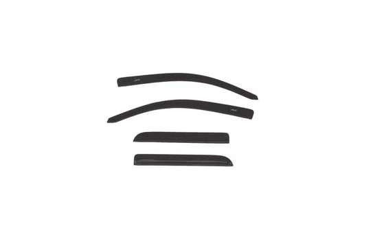 AVS 15-18 GMC Sierra 1500 Ext. Cab Low Profile Color Match Ventvisors 4pc - Onyx Black - My Store